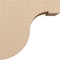 Ekena Millwork 11"W x 22"D x 22"H Classic Del Monte Rough Cedar Woodgrain TimberThane Corbel, Primed Tan CORUR11X22X22DELRCPR - alternate 6